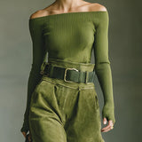 Ensemble Chic Épaules Nues Lola