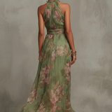 Robe Longue Élégante Florale Élise