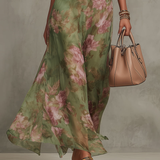 Robe Longue Élégante Florale Élise