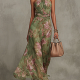 Robe Longue Élégante Florale Élise