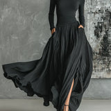 Robe Maxi Taille Haute