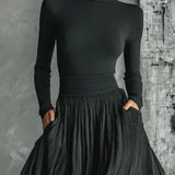 Robe Maxi Taille Haute