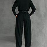 Ensemble Col Roulé et Pantalon Droit Cyrielle