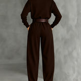 Ensemble Col Roulé et Pantalon Droit Cyrielle