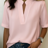 Blouse Chic à Col en V Margaux