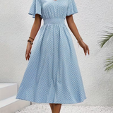 Robe Élégante à Pois Élisa