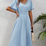 Robe Élégante à Pois Élisa