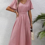 Robe Élégante à Pois Élisa