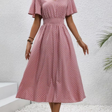 Robe Élégante à Pois Élisa