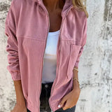 Veste Décontractée en Velours Côtelé