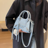 Sac denim horizon bleu