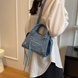 Sac denim horizon bleu