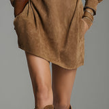 Robe Courte Effet Daim