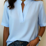 Blouse Chic à Col en V Margaux