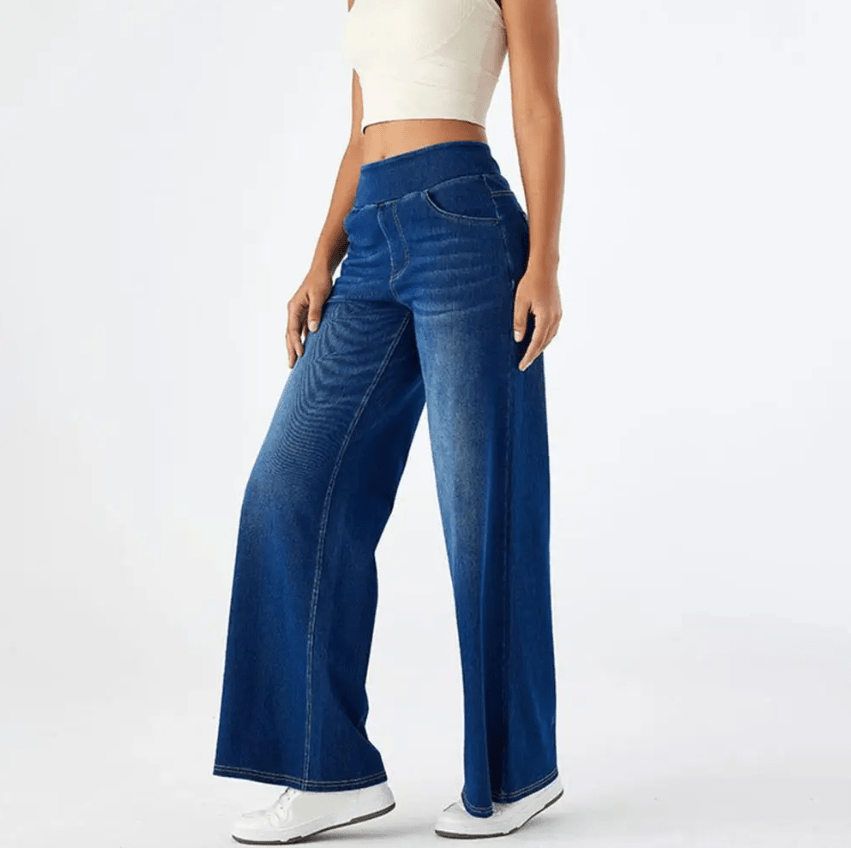 Pantalon Confortable à Taille Élastique