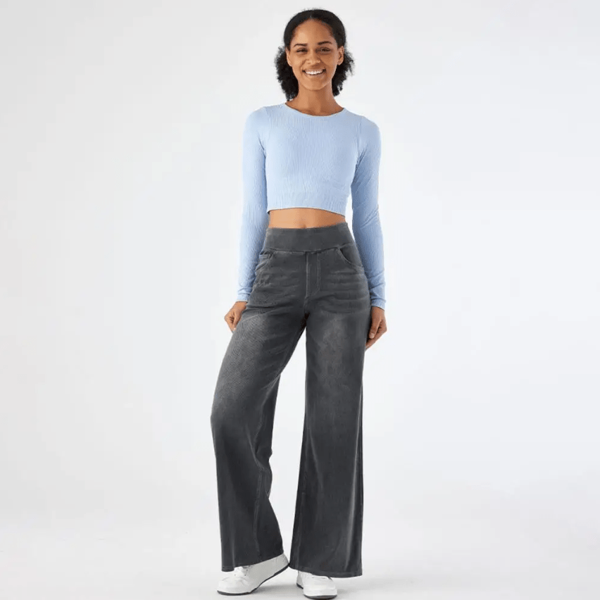 Pantalon Confortable à Taille Élastique