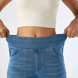 Pantalon Confortable à Taille Élastique
