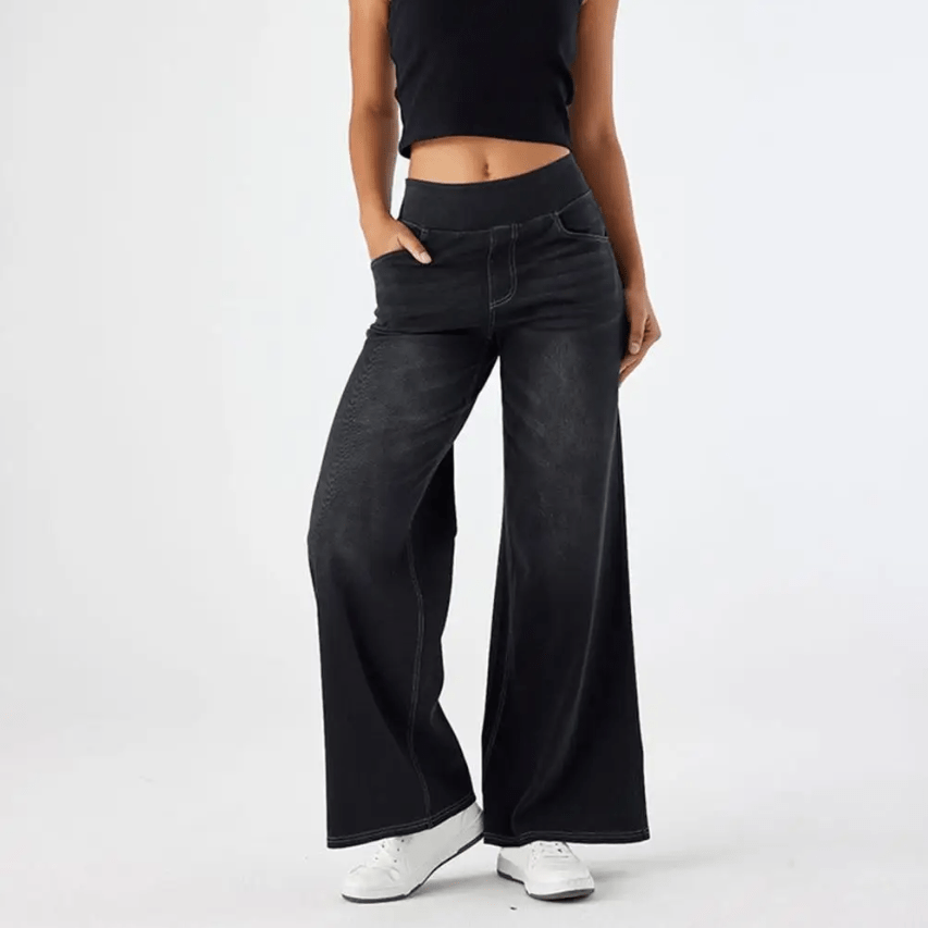 Pantalon Confortable à Taille Élastique