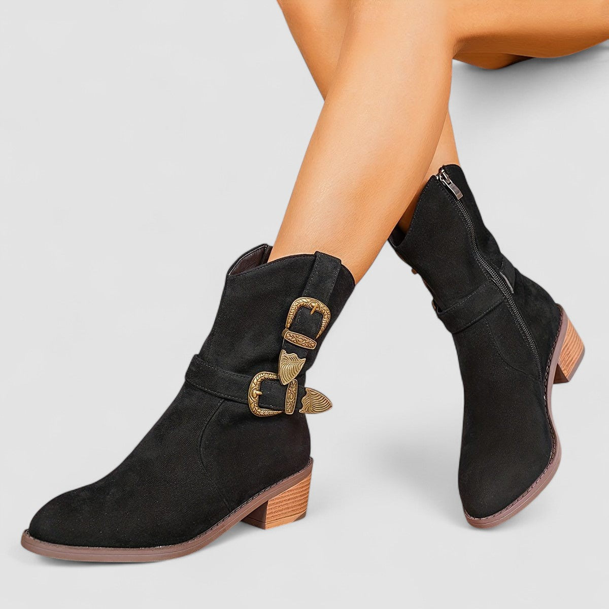 Bottes Western Rosa