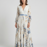 Robe Maxi Fleurie à Manches Longues Lucienne