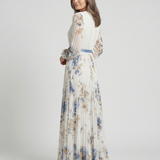 Robe Maxi Fleurie à Manches Longues Lucienne