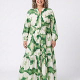 Robe Maxi à Manches Longues Sabine