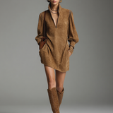 Robe Courte Effet Daim