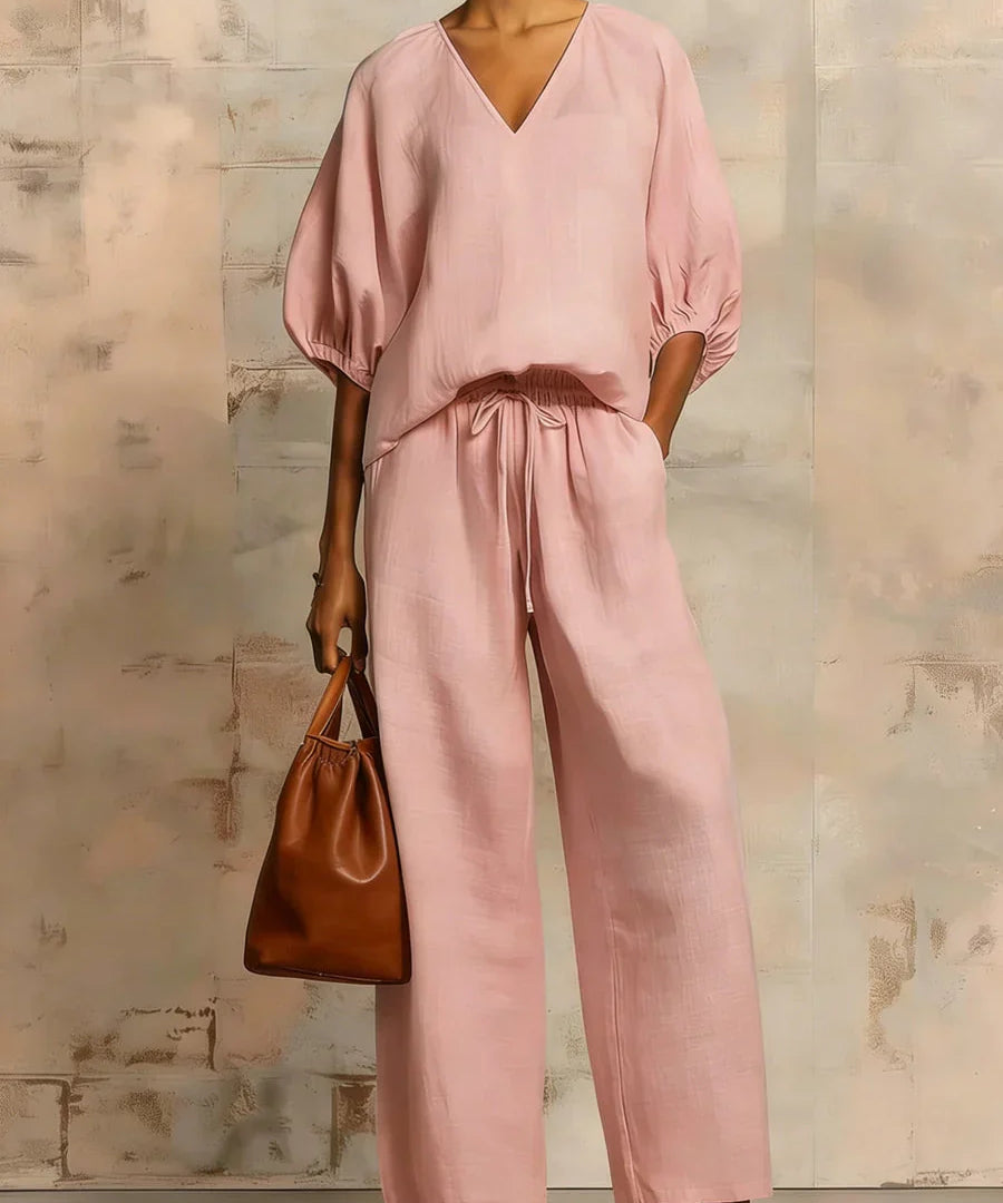 Ensemble Élégant et Décontracté Violette
