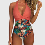 Maillot Fleuri Sarcelle Roxane