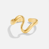 Bague Onde Dorée