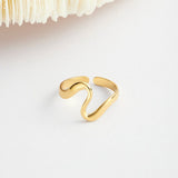 Bague Onde Dorée
