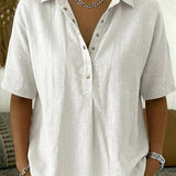 Blouse avec Col et Détails Boutonnés Willow