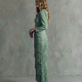 Robe Élégante à Franges Élise
