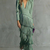Robe Élégante à Franges Élise