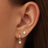 Boucles d'oreilles Larmes de Lune