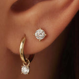 Boucles d'oreilles Larmes de Lune