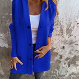 Gilet Long Chic à Capuche