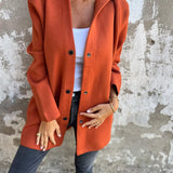 Gilet Long Chic à Capuche
