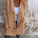 Gilet Long Chic à Capuche
