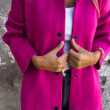 Gilet Long Chic à Capuche