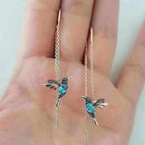 Boucles d'oreilles colibri
