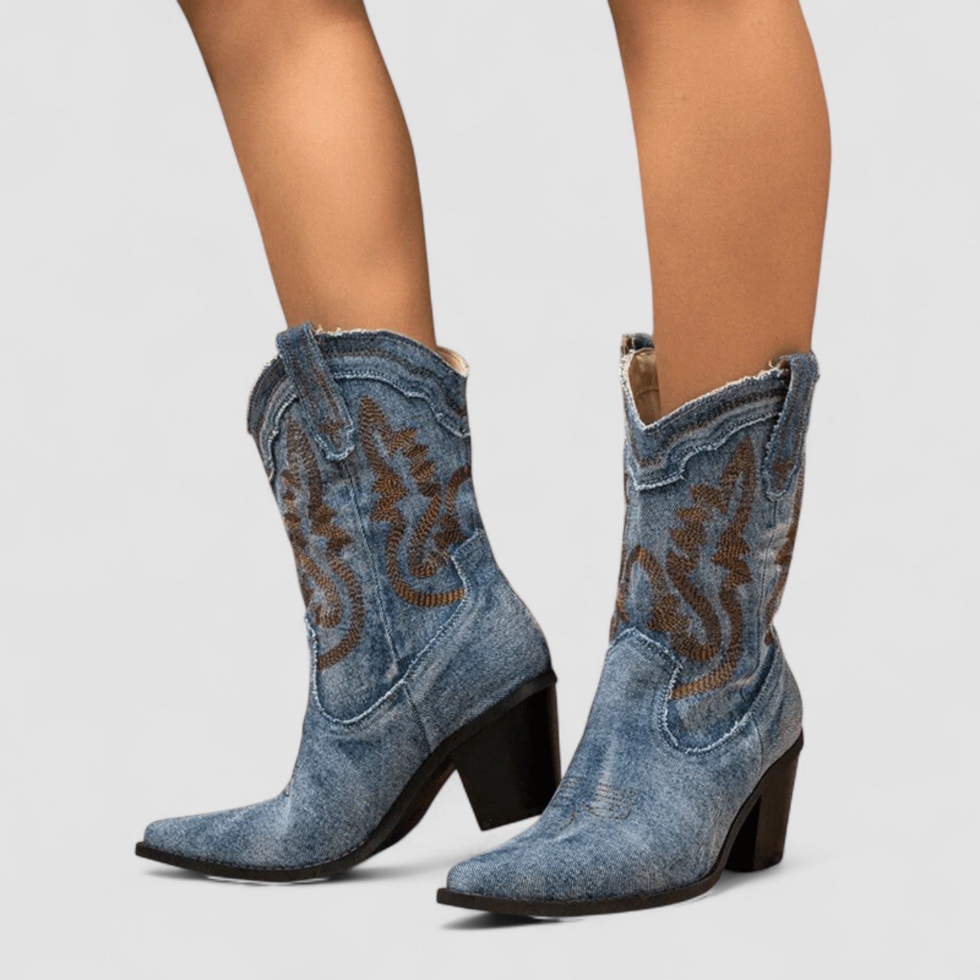 Bottines en Denim Selena