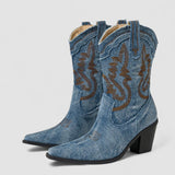 Bottines en Denim Selena