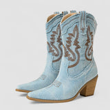Bottines en Denim Selena