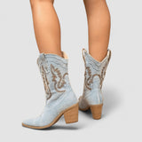 Bottines en Denim Selena