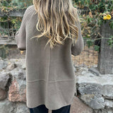 Manteau Mi-Long à Double Boutonnage