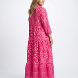 Robe Midi à Boutons Micheline