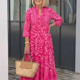 Robe Midi à Boutons Micheline