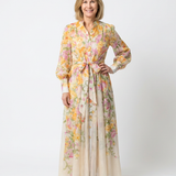 Robe Maxi Florale Transparente Cécile
