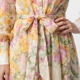 Robe Maxi Florale Transparente Cécile